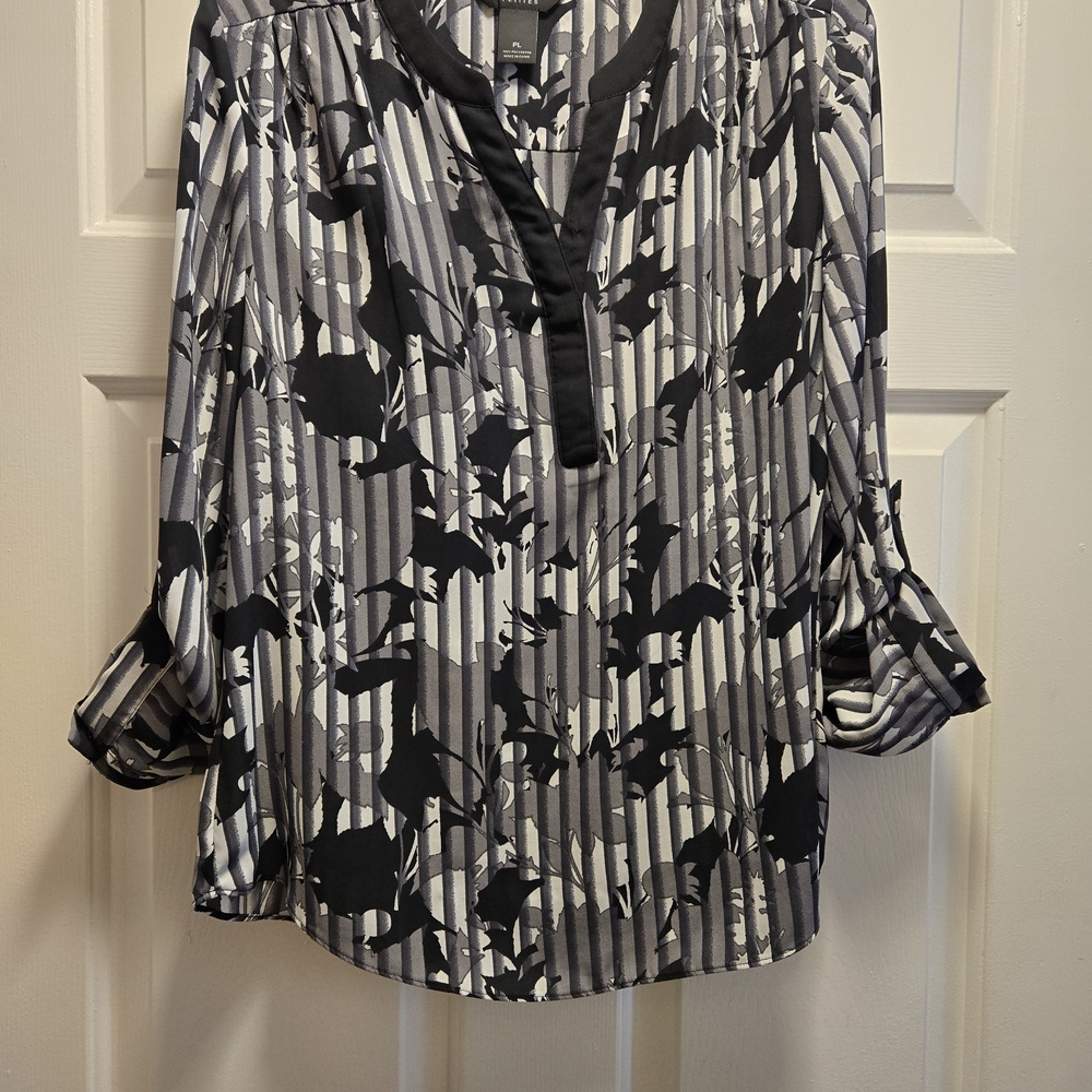 Black and White Women's Top